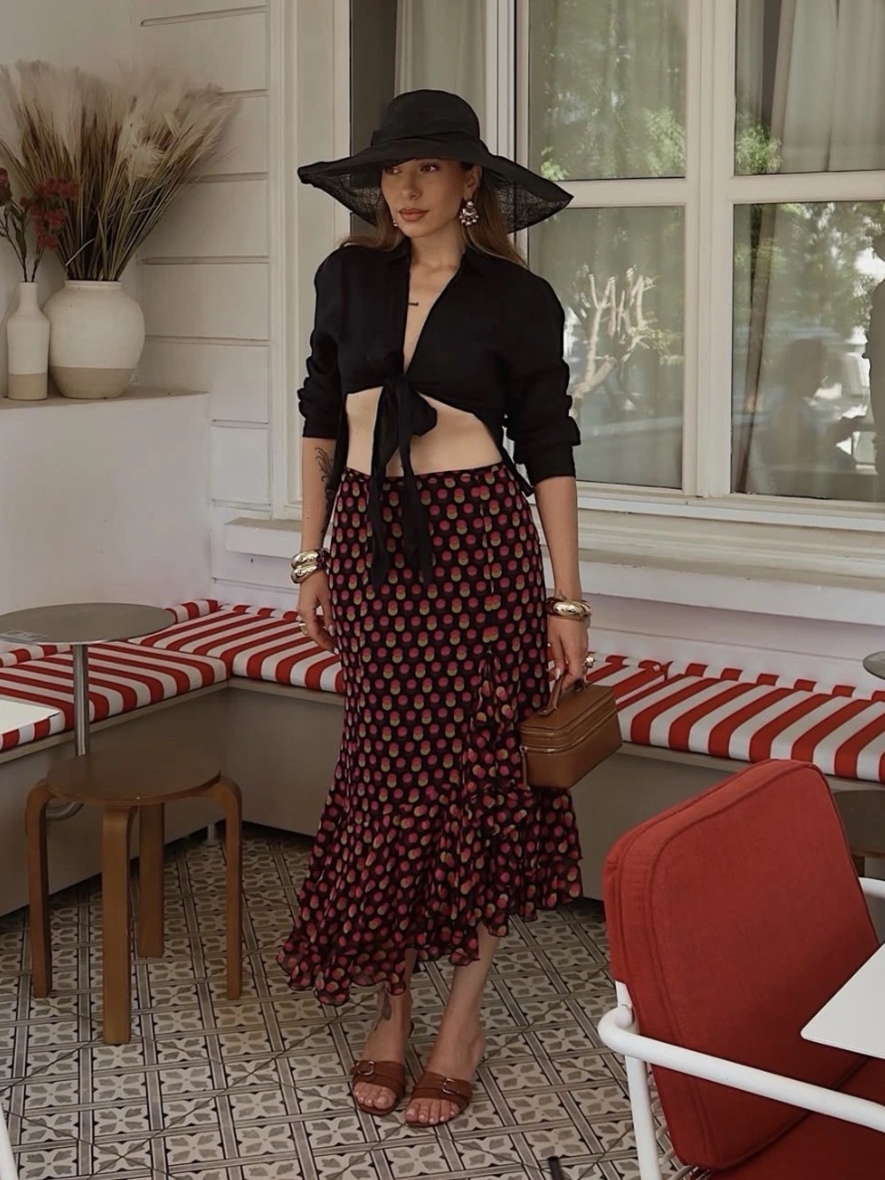 Zara ruffle skirt